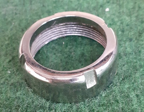 Chrome lock ring nut bsa - chrome,