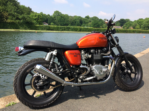 Chromed reverse cone silencer - reverse,